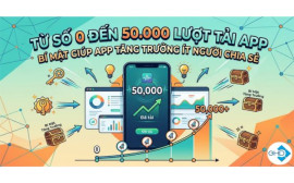Từ số 0 đến 50.000 lượt tải App: Bí mật giúp app tăng trưởng ít người chia sẻ